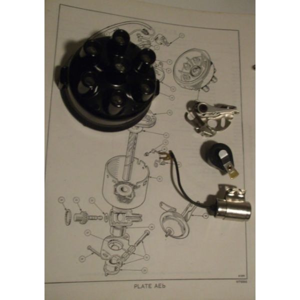 Lucas Tune-Up Kit For Triumph TR3, TR4, TR4A, MGB, MGA - Points, Rotor & Condenser