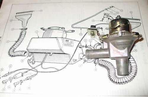 SCP British Heater Control Valve For Triumph GT6 1971-1973 | Improved Type 724022