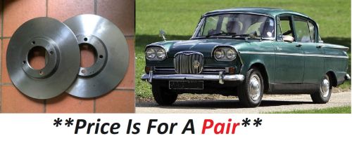 Singer Brake Kit FRONT BRAKE DISCS x2 (Singer Vogue) (Ser. 2,3,4) (** From 1962- 66 Only **)