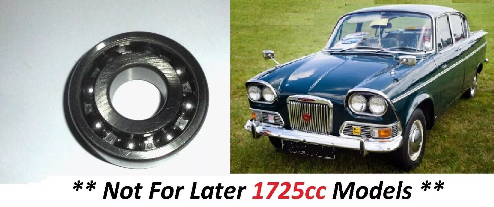 Humber Rear Diff REAR WHEEL HUB BEARING KIT x1 (Humber Sceptre Parts) (Mk1 Only) (**Not ...