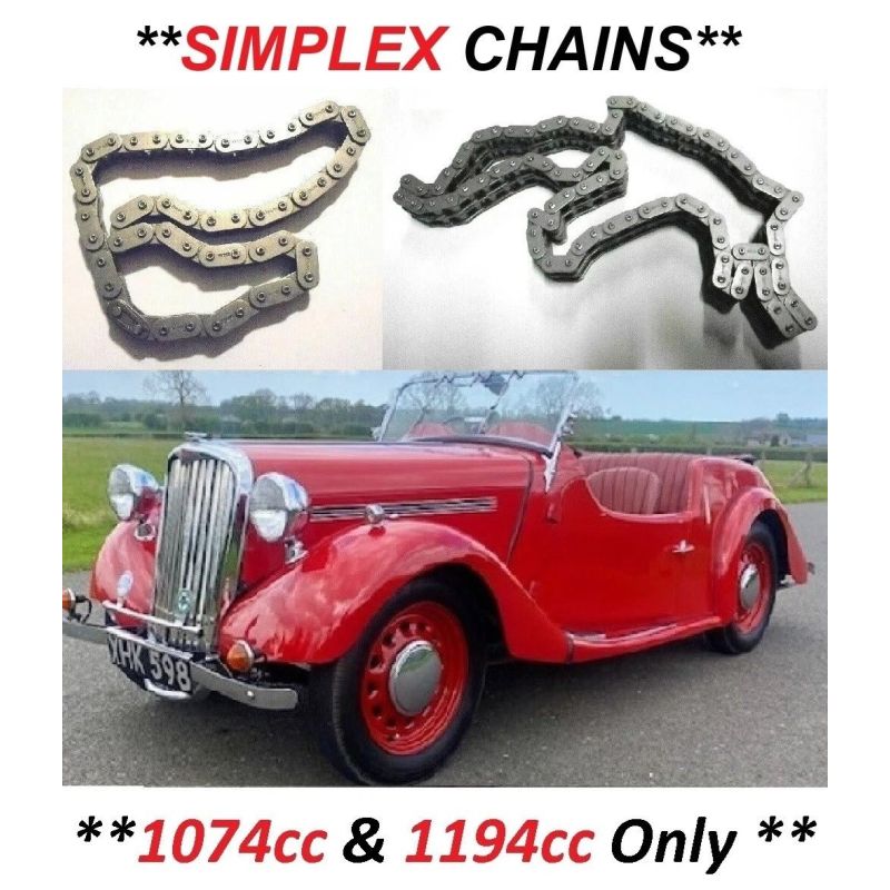 TIMING CHAINS (Singer 9 Roadster) (**1074cc & 1194cc Only**) (1939- 53)