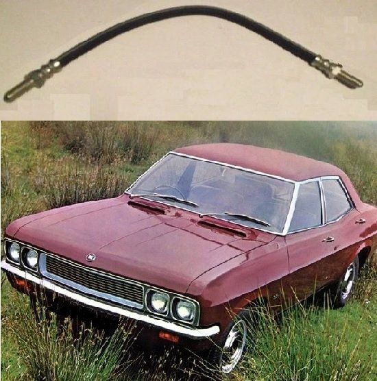 REAR BRAKE HOSE x1 (Vauxhall Victor FD) (1600 & 2000) (1967- 72)