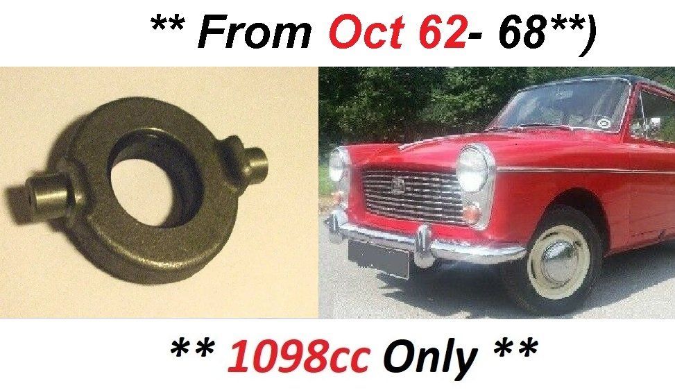 CLUTCH RELEASE BEARING x1 (Austin A40 Farina Mk2 {Late}) (1098cc) (**From Oct 62- 68**)
