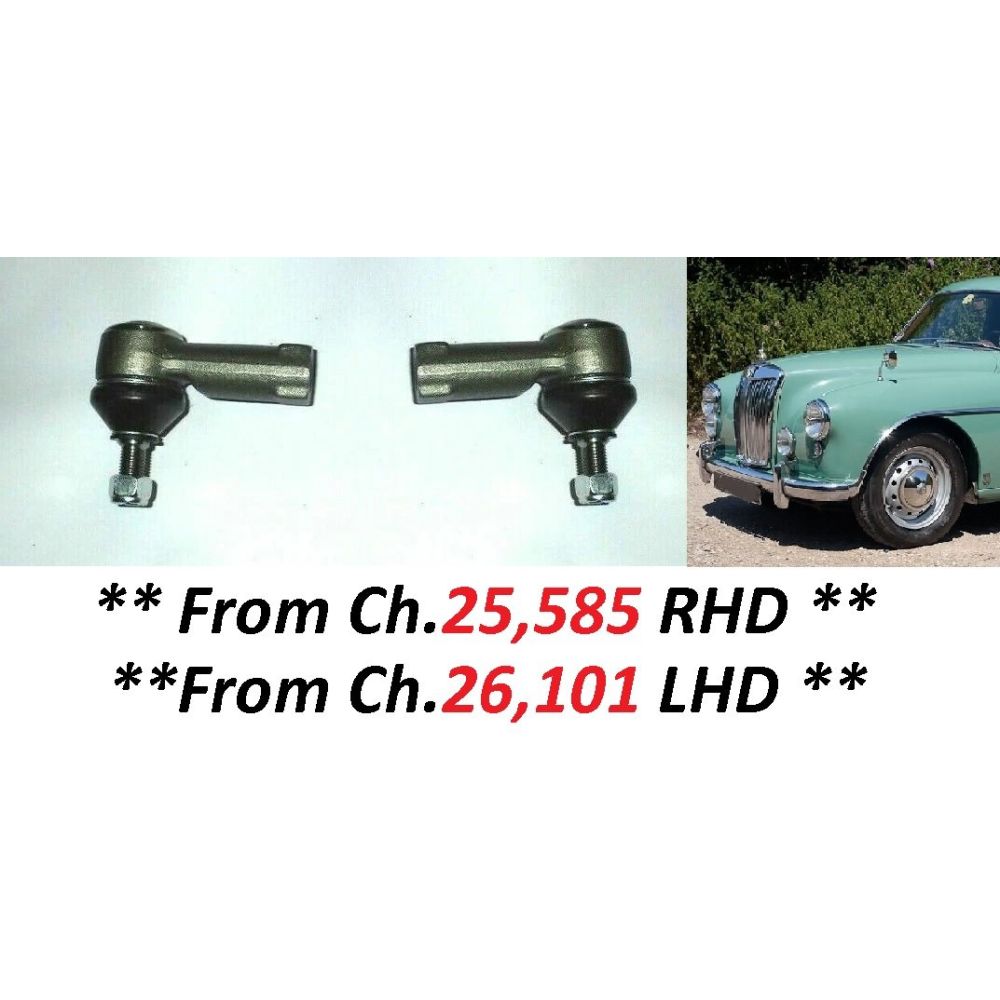 TRACK ROD ENDS x2 (MG Magnette ZB) (** From 1957- 58 **)