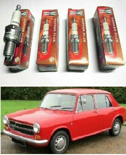 SPARK PLUGS x4 (Austin / Morris 1100 1300) (1962- 74)