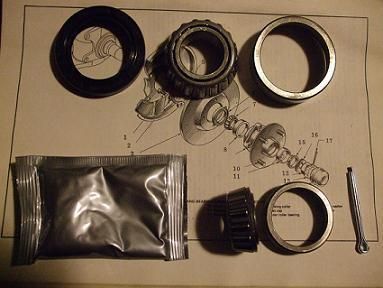 FRONT WHEEL HUB BEARING KIT x1 (Ford Cortina Mk3, Mk4 & Mk5) (1970- 82)