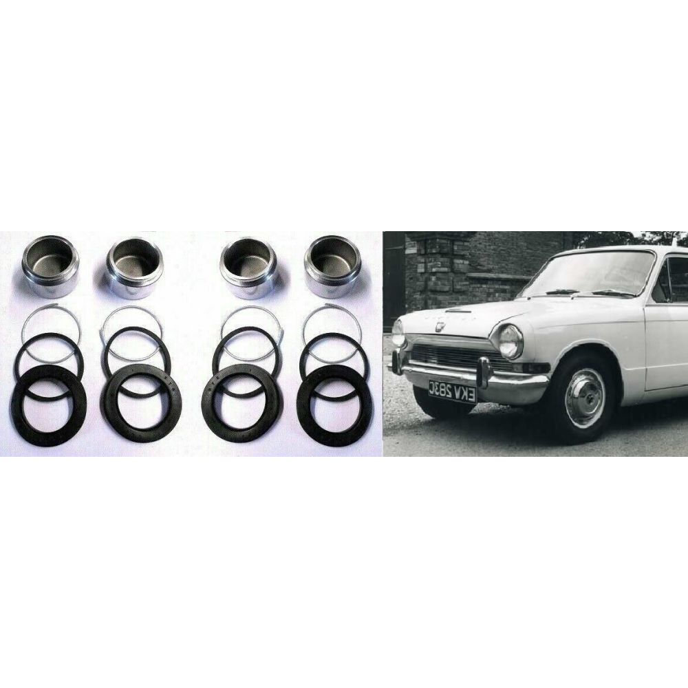 FRONT BRAKE CALIPER PISTONS & SEALS (Triumph 1300FWD Saloon) (1965- 70)