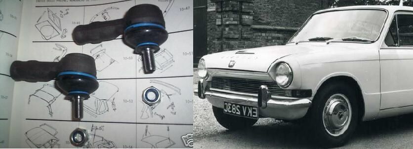TRACK ROD ENDS x2 (Triumph 1300FWD Saloon) (1965- 70)