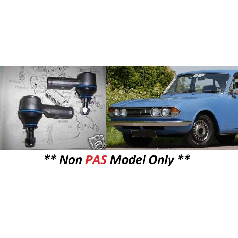 TRACK ROD ENDS x2 (Triumph 2000 & 2.5 Saloon) (** Non PAS **) (1963- 77)