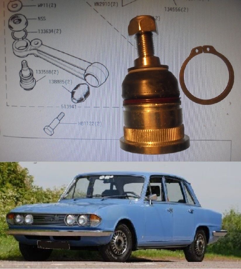 LOWER BALL JOINT x1 (Triumph 2000 & 2.5 Saloons) (1963- 77)