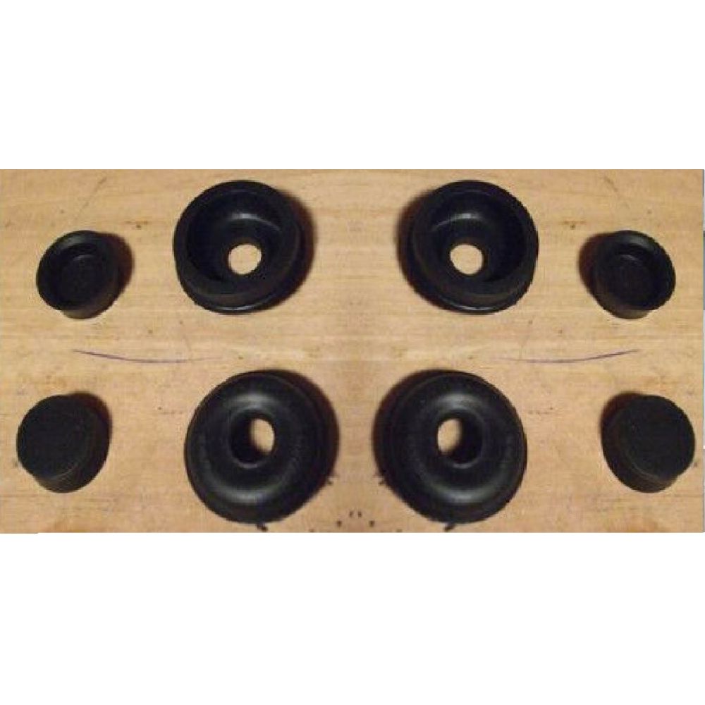 REAR BRAKE WHEEL CYLINDER REPAIR SEALS KITS x2 (TVR Grantura Mk2) (1960- 62 Only)