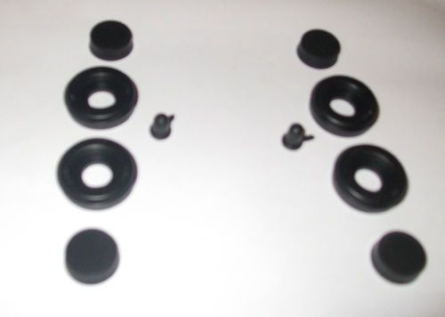REAR BRAKE WHEEL CYLINDER SEALS REPAIR KITS x2 (AC Ace Aceca Greyhound) (**Front Disc Models**) (From 1958- 63)