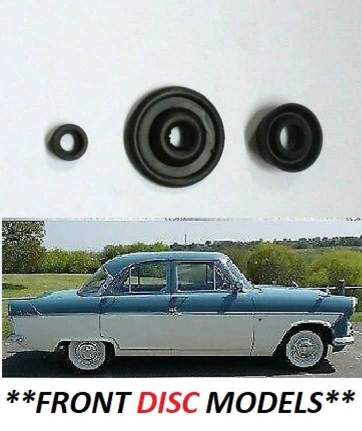 BRAKE MASTER CYLINDER REPAIR SEALS KIT (Ford Zephyr, Zodiac & Consul Mk2) (** With Disc Brakes **)