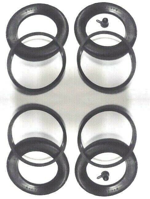 FRONT BRAKE CALIPER REPAIR SEALS KITS x2 (Armstong Siddeley Star Sapphire & Limo) (Oct 58- 60)