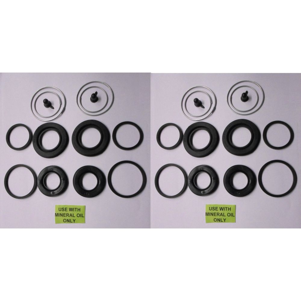 FRONT BRAKE CALIPER REPAIR SEALS KITS x2 (Maserati Merak) (122) (1972- 78 Only)