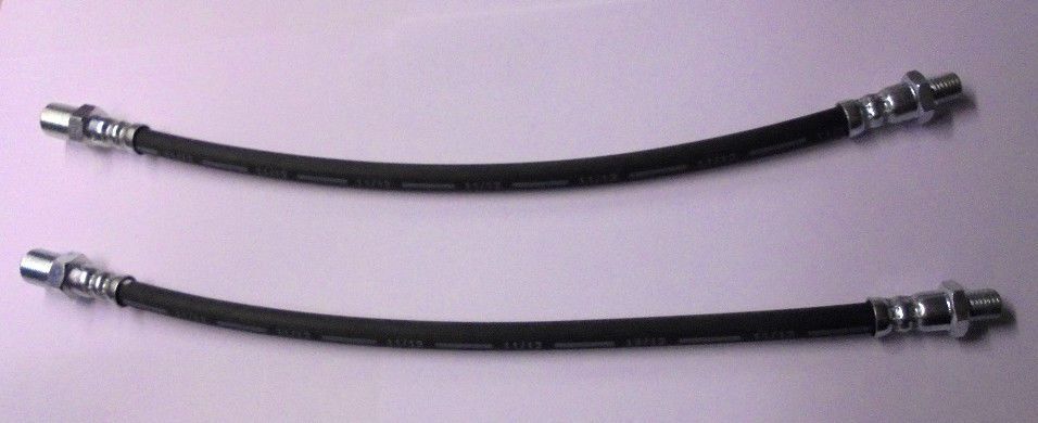 FRONT BRAKE HOSES x2 (Bristol 400, 404, 402, 404, 404x, 405 & 406) (1947- 61)