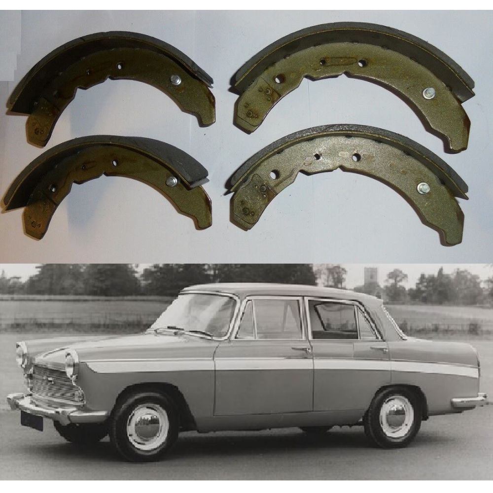 FRONT BRAKE SHOES SET (Riley 4/68 & 4/72) (1959- 71)