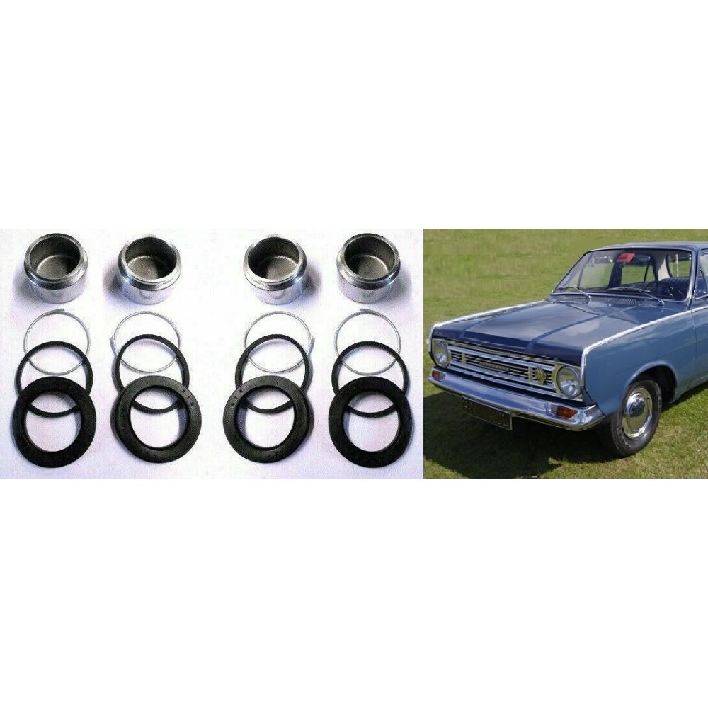 FRONT BRAKE CALIPER PISTONS & SEALS (Vauxhall Victor FC101) (1600cc) (1964- 67)