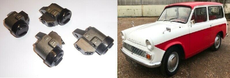 FRONT BRAKE WHEEL CYLINDERS x4 (Hillman Husky) (Ser. 1,2,3) (**From 1958- 65 Only**)