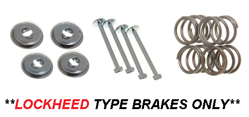 REAR BRAKE SHOE FITTING KIT (Ford Escort Mk1 Mexico, RS1600, Twin Cam) (**Lockheed Type Brakes**) (1968- 74)