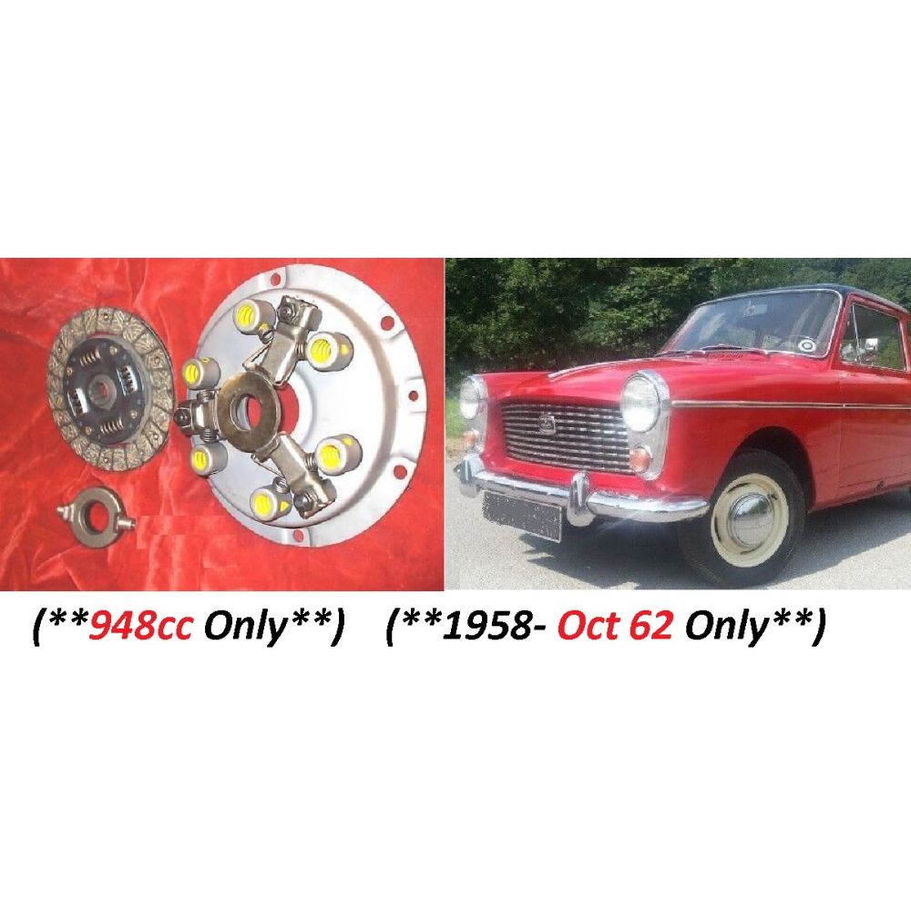 CLUTCH KIT (Austin A40 Farina) (Mk1 & Early Mk2) (948cc) (**1958- Oct 62 Only**)