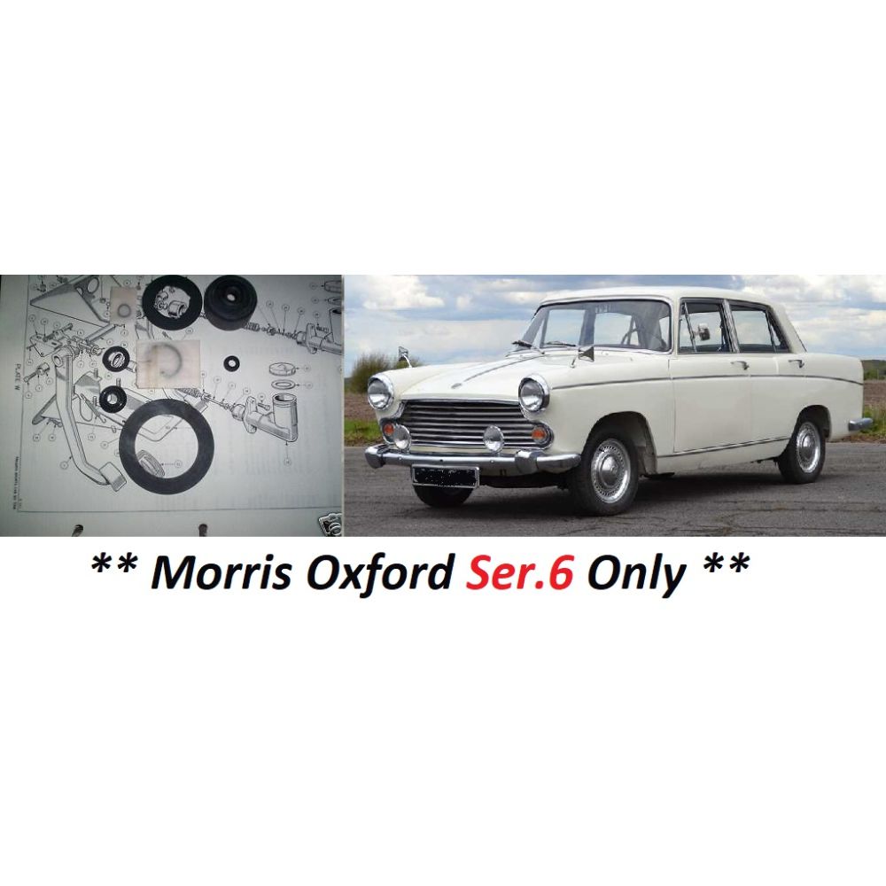 BRAKE MASTER CYLINDER REPAIR SEALS KIT (Morris Oxford) (Ser.6) (From 1961- 71)