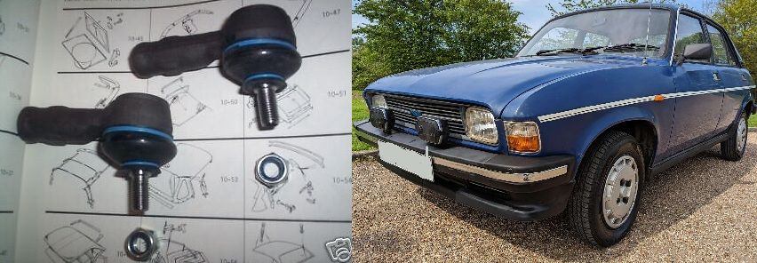 TRACK ROD ENDS x2 (Austin Allegro) (1973- 84)