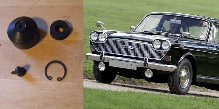 CLUTCH SLAVE CYLINDER REPAIR SEALS KIT (Austin 3.0 Litre Saloon) (1968- 71)