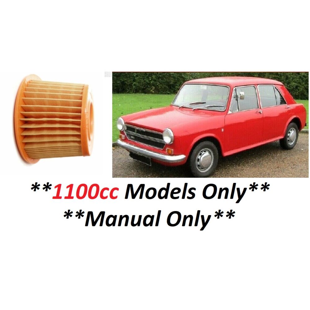 AIR FILTER (Austin Morris 1100 Saloon) (1098cc) (**Manual Only**) (1962- 71)