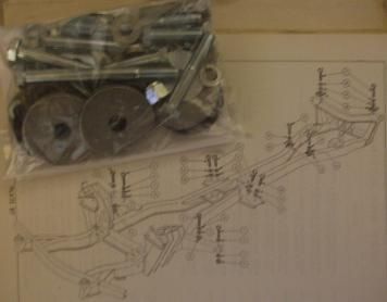 BODY MOUNTING KIT (Triumph Spitfire & GT6) (1962- 80)