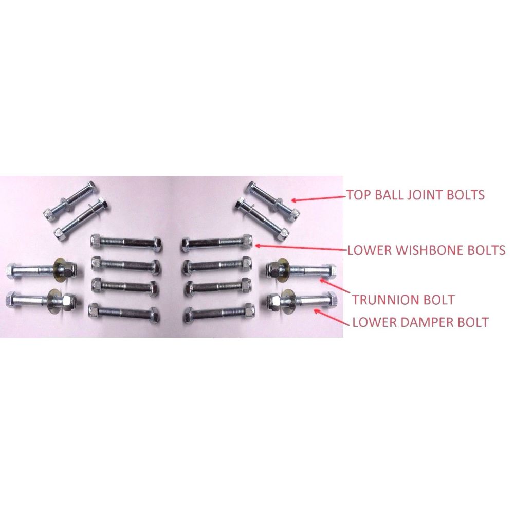 FRONT SUSPENSION BOLT KIT (Triumph Spitfire & GT6) (1962- 80)