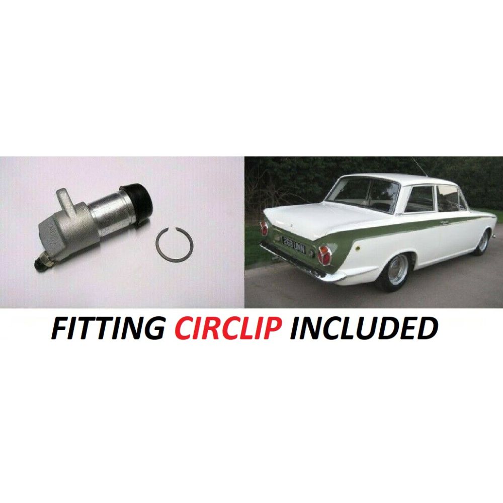 CLUTCH SLAVE CYLINDER & CIRCLIP (Ford Lotus Cortina Mk1) (1962- 66)