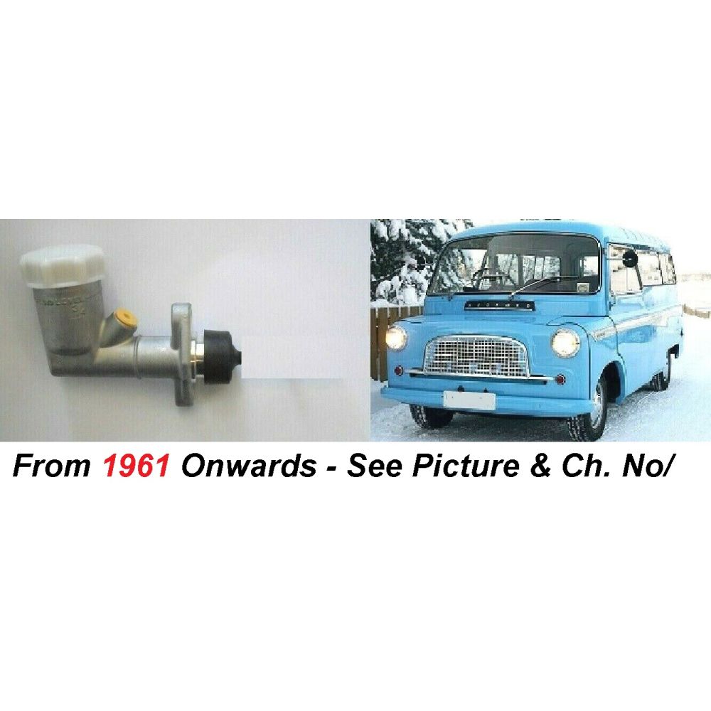 BRAKE MASTER CYLINDER x1 (Bedford CA Van) (** From 1961- 69 **)