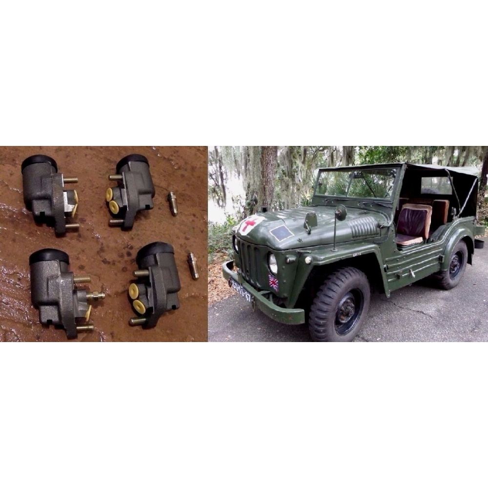 FRONT BRAKE WHEEL CYLINDERS x4 (Austin Champ) (1952- 56)