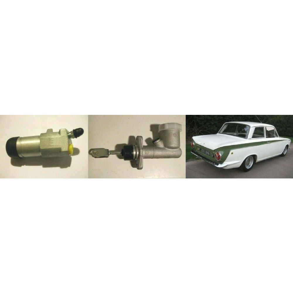 CLUTCH MASTER CYLINDER & SLAVE CYLINDER (Lotus Cortina Mk1) (1962- 66)