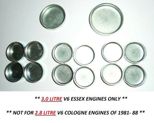 CORE PLUG ENGINE SET (Ford Capri) (3.0 V6) (Mk1, Mk2 & Mk3) (1969- 81)