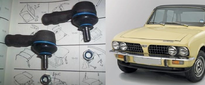 TRACK ROD ENDS x2 (Triumph Dolomite) (1300, 1500, 1850 & Sprint) (1971- 80)