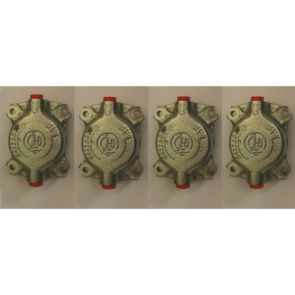 REAR BRAKE CALIPER PISTON & CYLINDER ASSEMBLY x4 (Lancia Flaminia) (Saloon & Coupe) (** From 1961- 63 Only **)