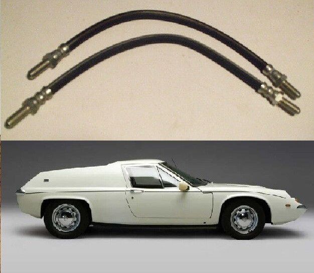 FRONT BRAKE HOSES x2 (Lotus Europa) (1966- 75)