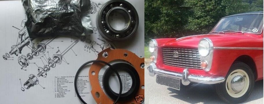 REAR WHEEL HUB BEARING KIT x1 (Austin A40 Farina) (1958- 68)