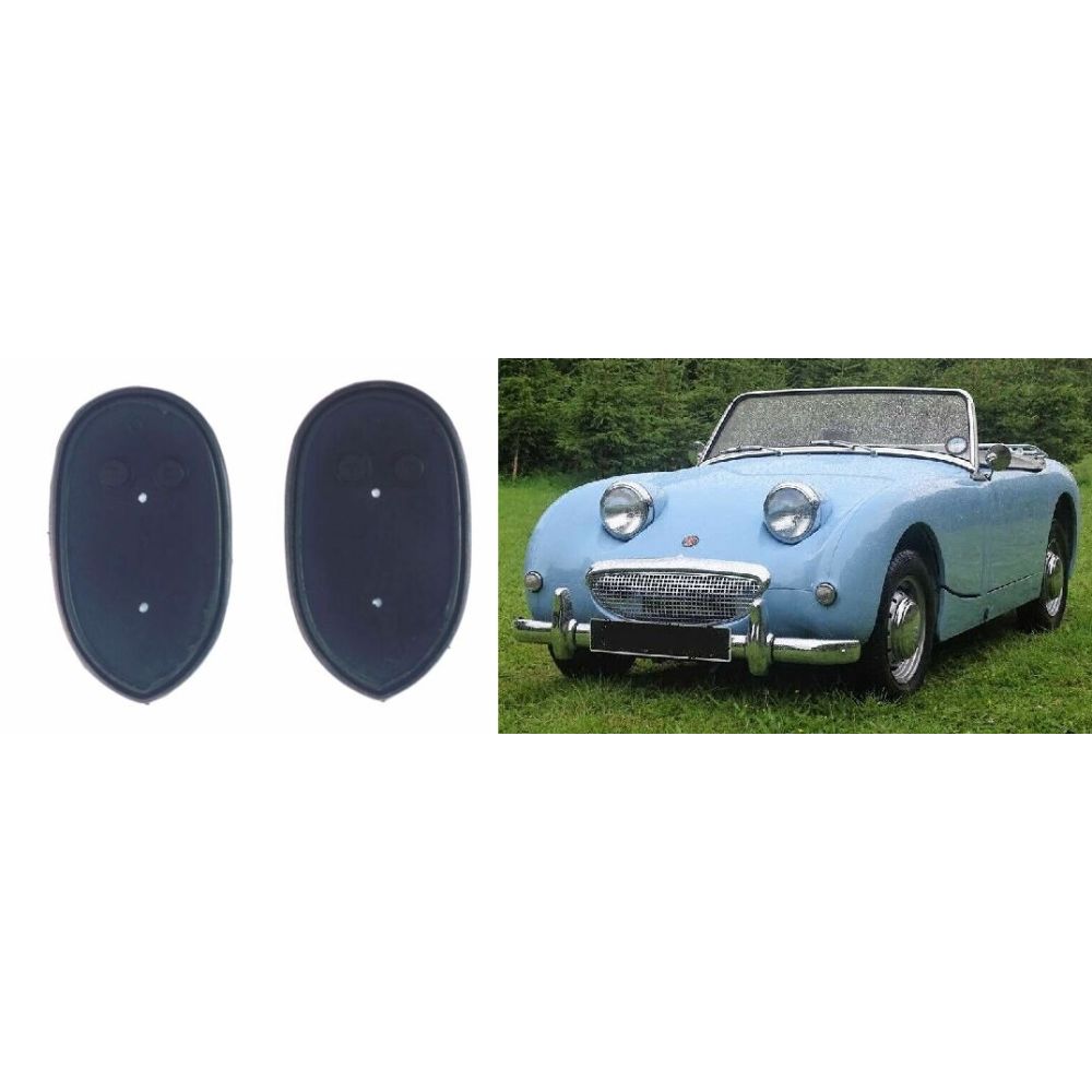 REAR LIGHT GASKET RUBBER SEALS x2 (Austin Healey Frogeye Sprite) (1958- 61)