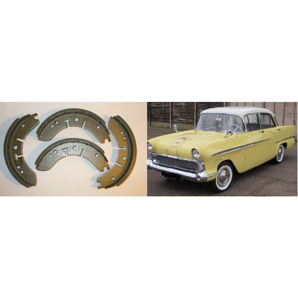 FRONT BRAKE SHOES SET (Vauxhall Victor F Type FA) (Mk1 & Mk2) (1957- 61)