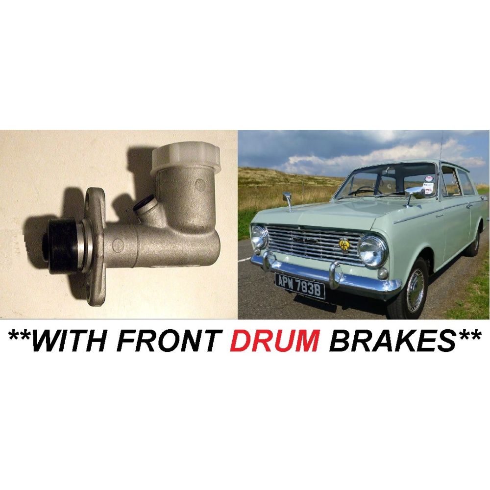 BRAKE MASTER CYLINDER x1 (Vauxhall Viva HA) (* With Front Drums *) (1963- 66 Only)