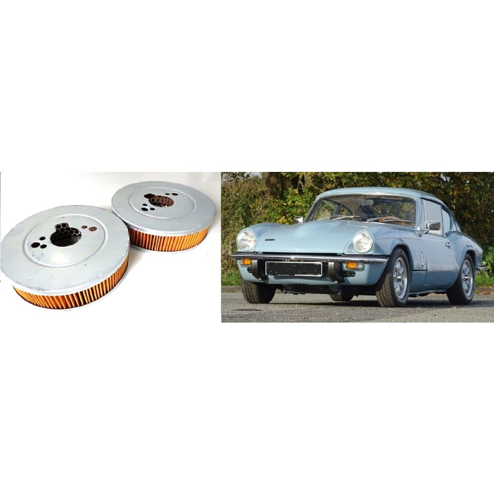 AIR FILTERS x2 (Triumph GT6) (Mk1, Mk2 & Mk3) (1966- 74)