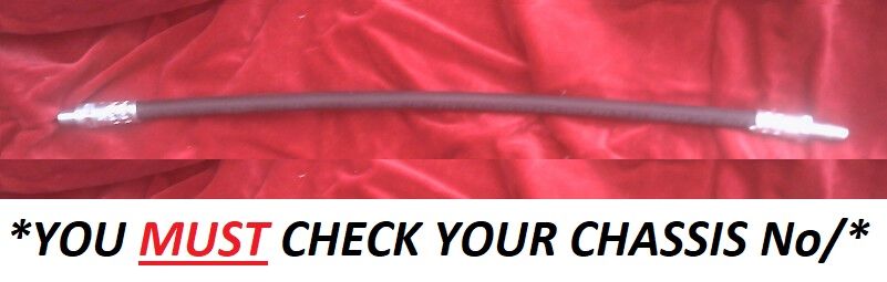 REAR BRAKE HOSE PIPE x1 (Humber Super Snipe) (Ser.1,2,3 Early) (** 1958- 61 Aprox**)