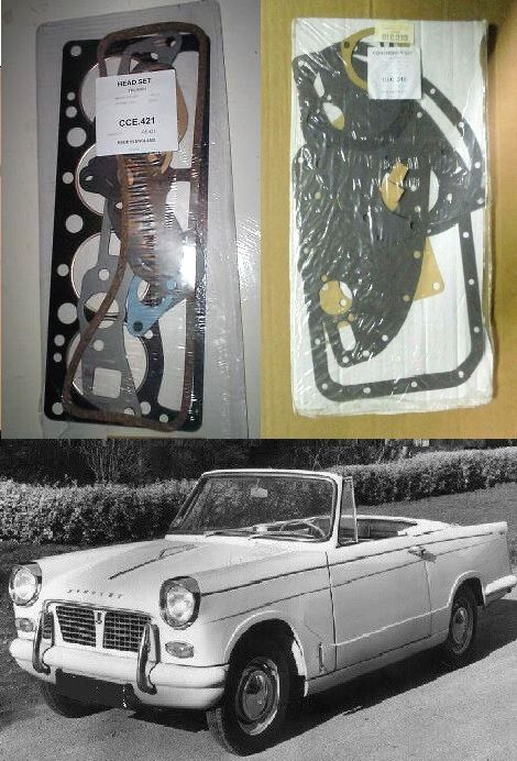 HEAD & SUMP (COMPLETE ENGINE GASKET SET) (Triumph Herald) (1200 & 12/50) (1961- 70)