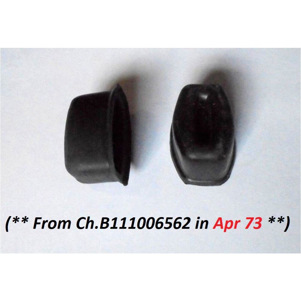 REAR BRAKE WHEEL CYLINDER GAITERS x2 (Humber Sceptre Mk3 Late) (** Check Ch. No/ **) (From Apr 73- 76)