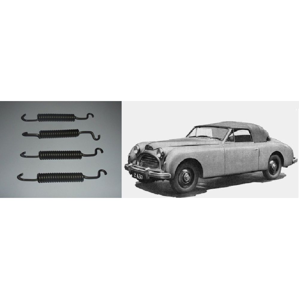 FRONT BRAKE SHOE SPRINGS x4 (Jensen Interceptor) (1950- 55)