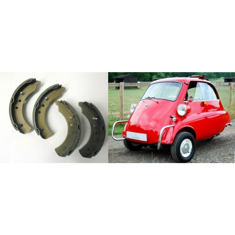FRONT BRAKE SHOES SET (Isetta Bubble Car) (** NOT GERMAN FRAME**) (1955- 62)