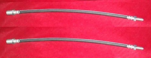 FRONT BRAKE HOSES x2 (Wolseley 6/80) (1948- 54)